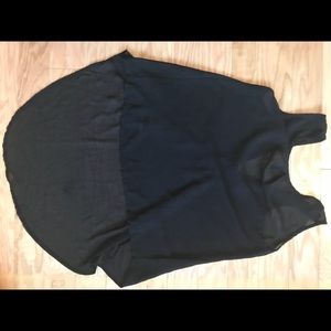Iris Sheer Black Tank